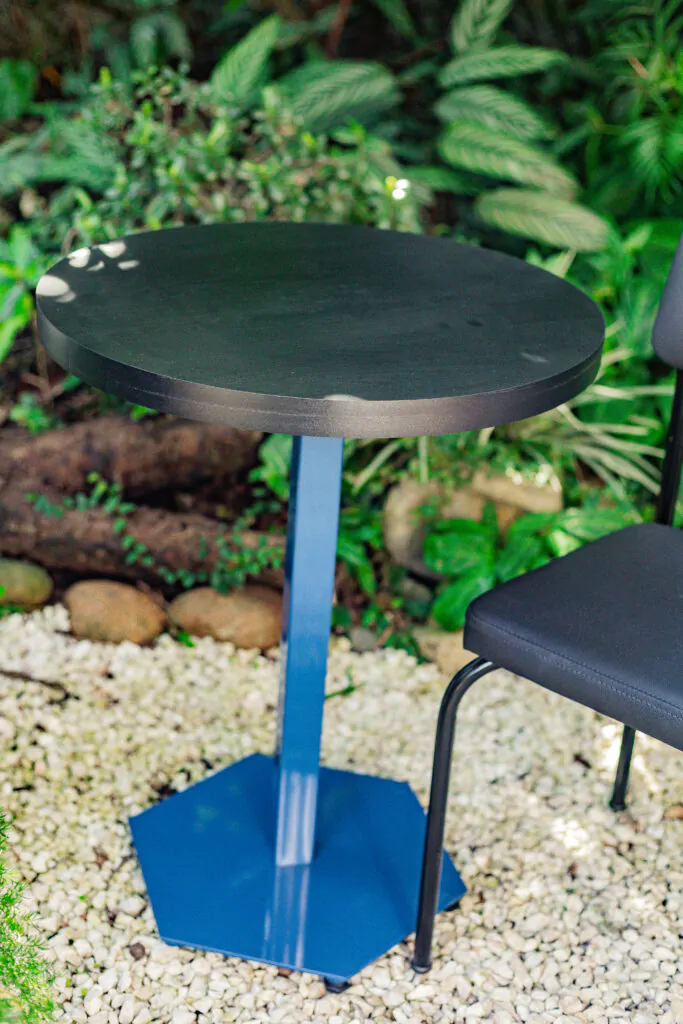 Mesa disco hexagonal