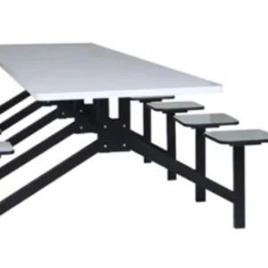 Mesa com Bancos Individuais Fixos